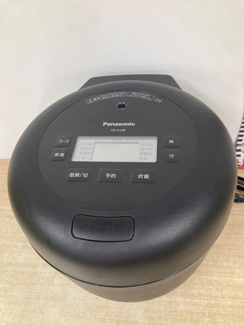 Panasonic IH式炊飯器 SR-H10B 2025年製 1.0L ブラック 黒 - メルカリ