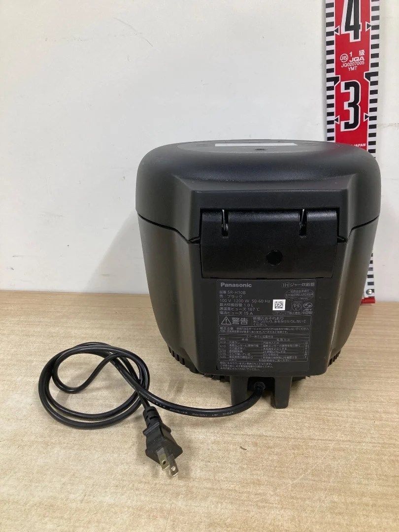 Panasonic IH式炊飯器 SR-H10B 2025年製 1.0L ブラック 黒 - メルカリ