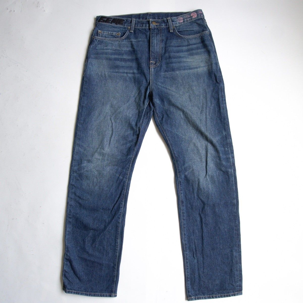 新品未使用　fragment travis Scott デニム　フラグメント 希少】FRAGMENT【× Travis Scott Cactus Jack denim】34 フラグメント