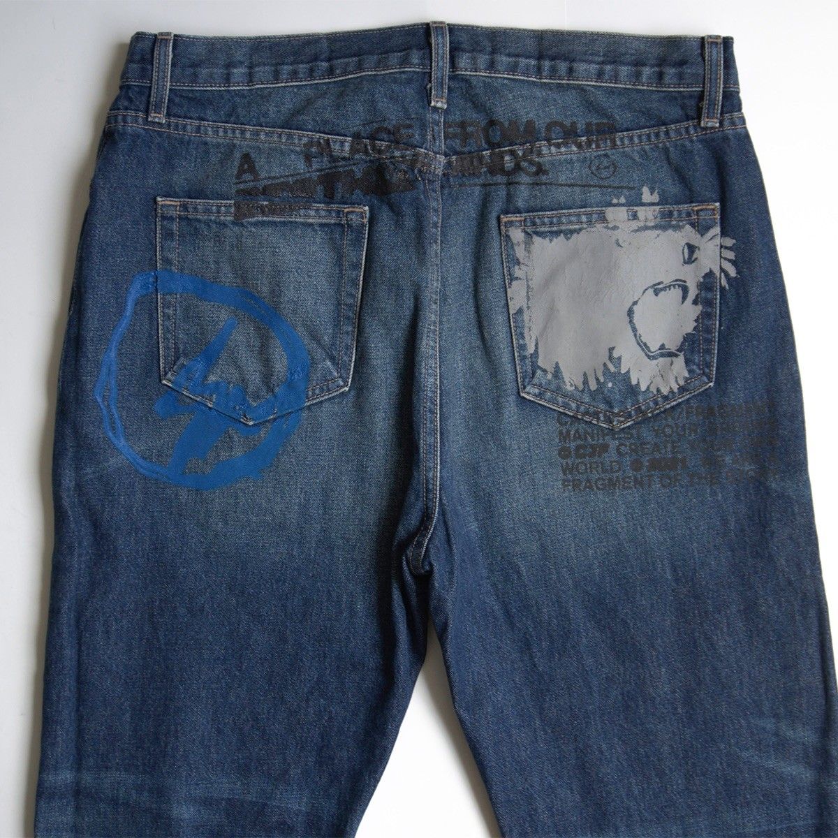【希少】FRAGMENT【× Travis Scott Cactus Jack denim】34 フラグメント トラヴィススコット デニムパンツ 26060378 希少】FRAGMENT【× Travis Scott Cactus Jack denim】34 フラグメント