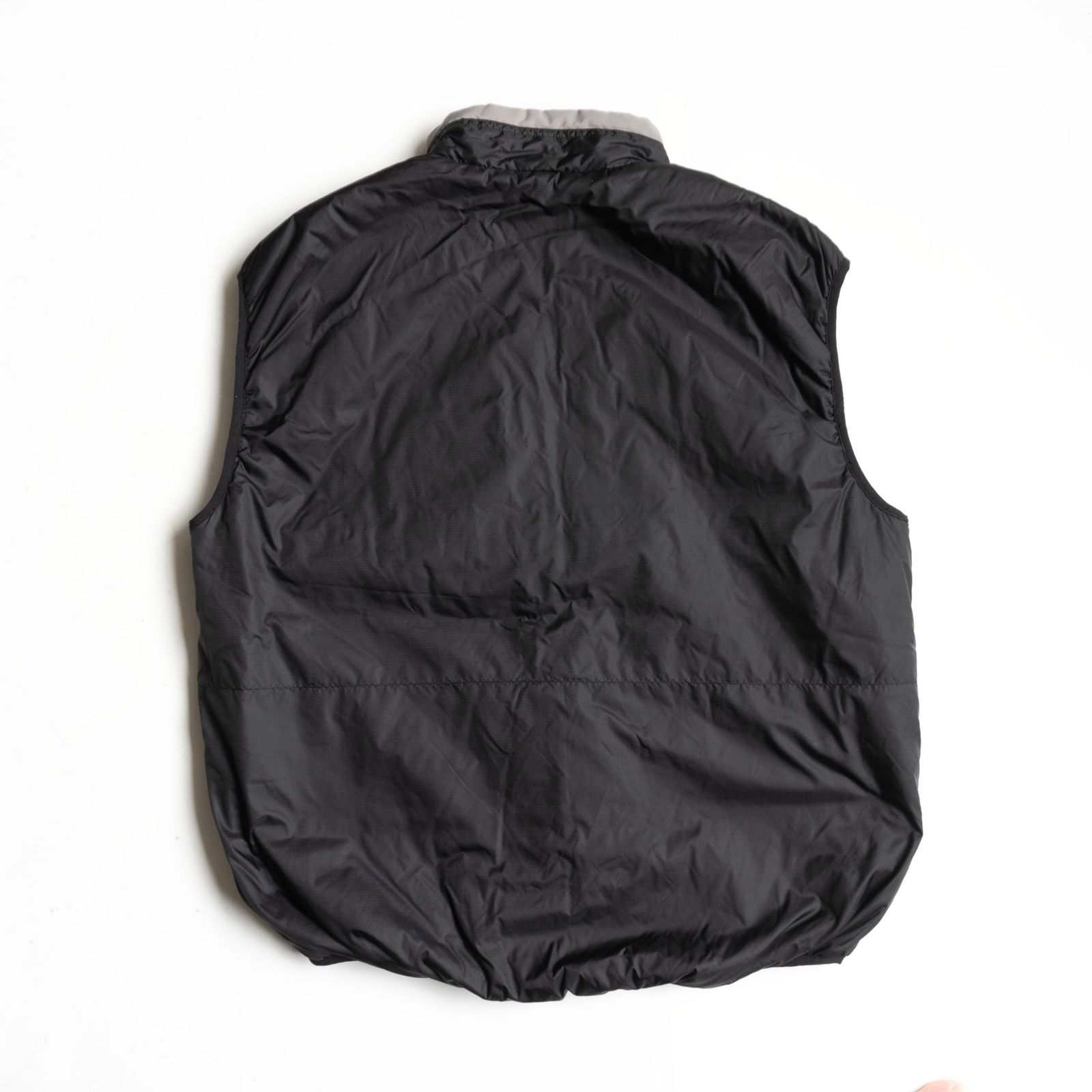 希少】OLD STUSSY【リバーシブル ナイロンベスト】XL 00s フルジップ
