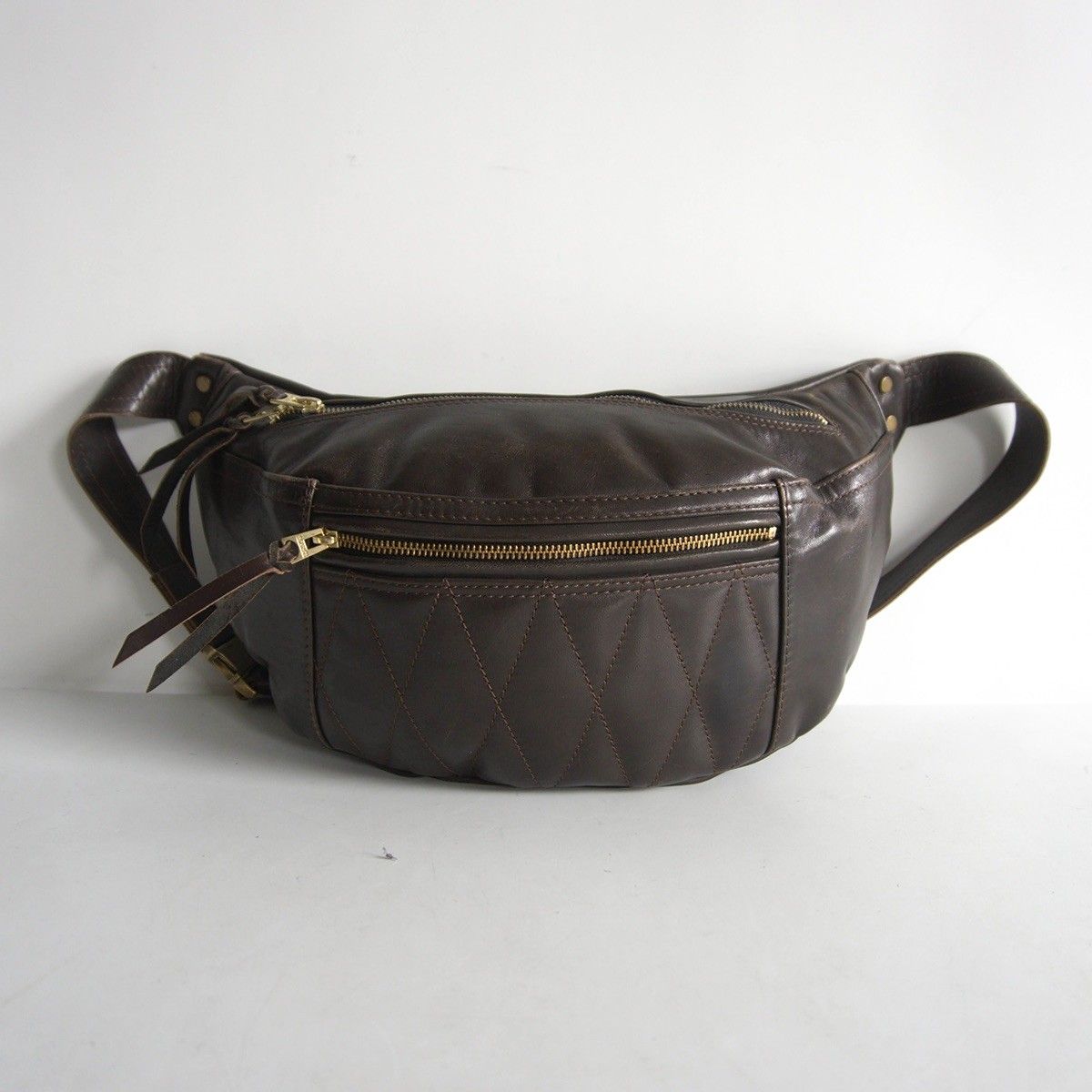 【雰囲気抜群】Y'2 LEATHER【HORSE HIDE WAIST BAG】ホースハイド レザー ウエストバッグ ワイツーレザー 26060362