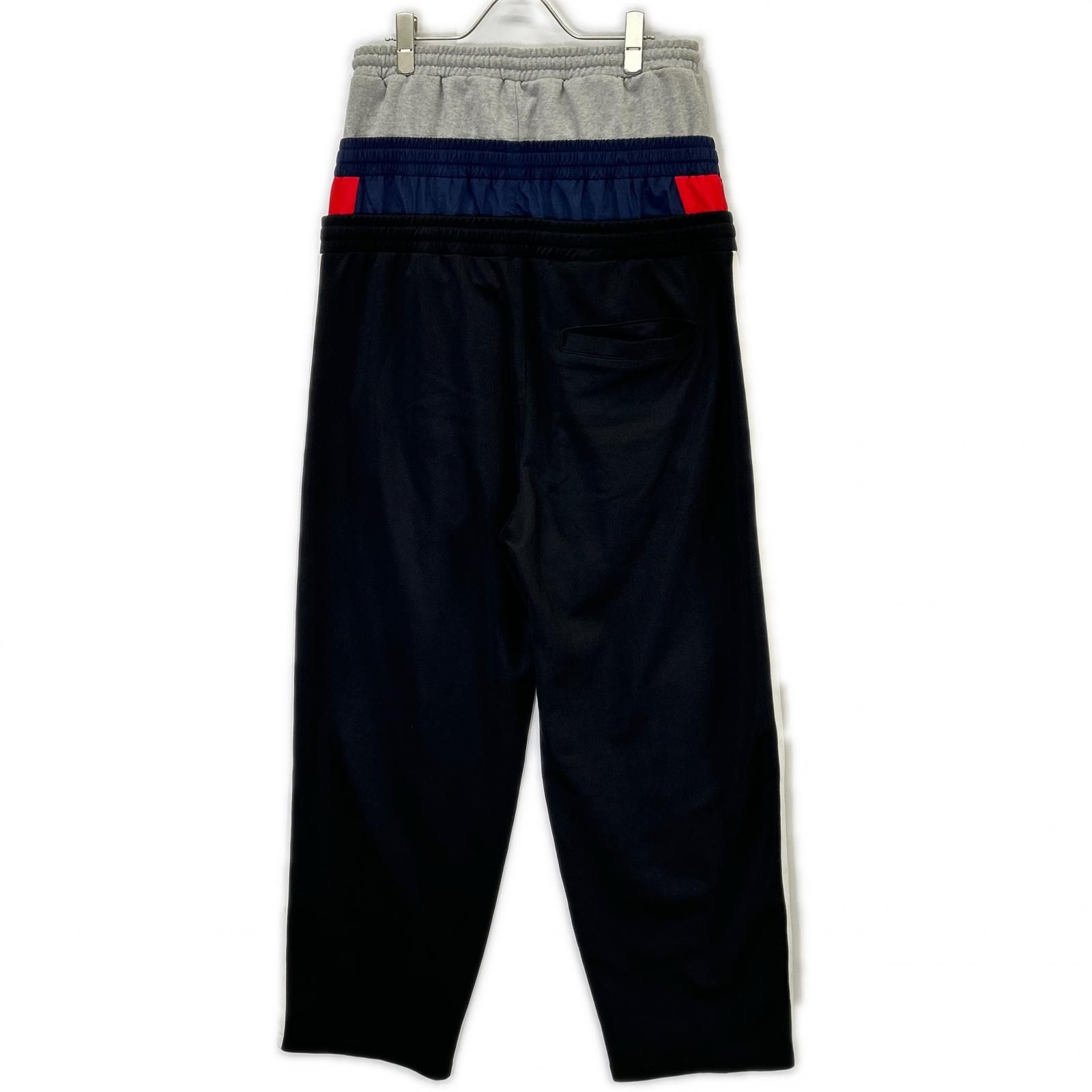 PROJECT G/R プロジェクトジーアール ブラック 3 LAYERED TRACK PANTS