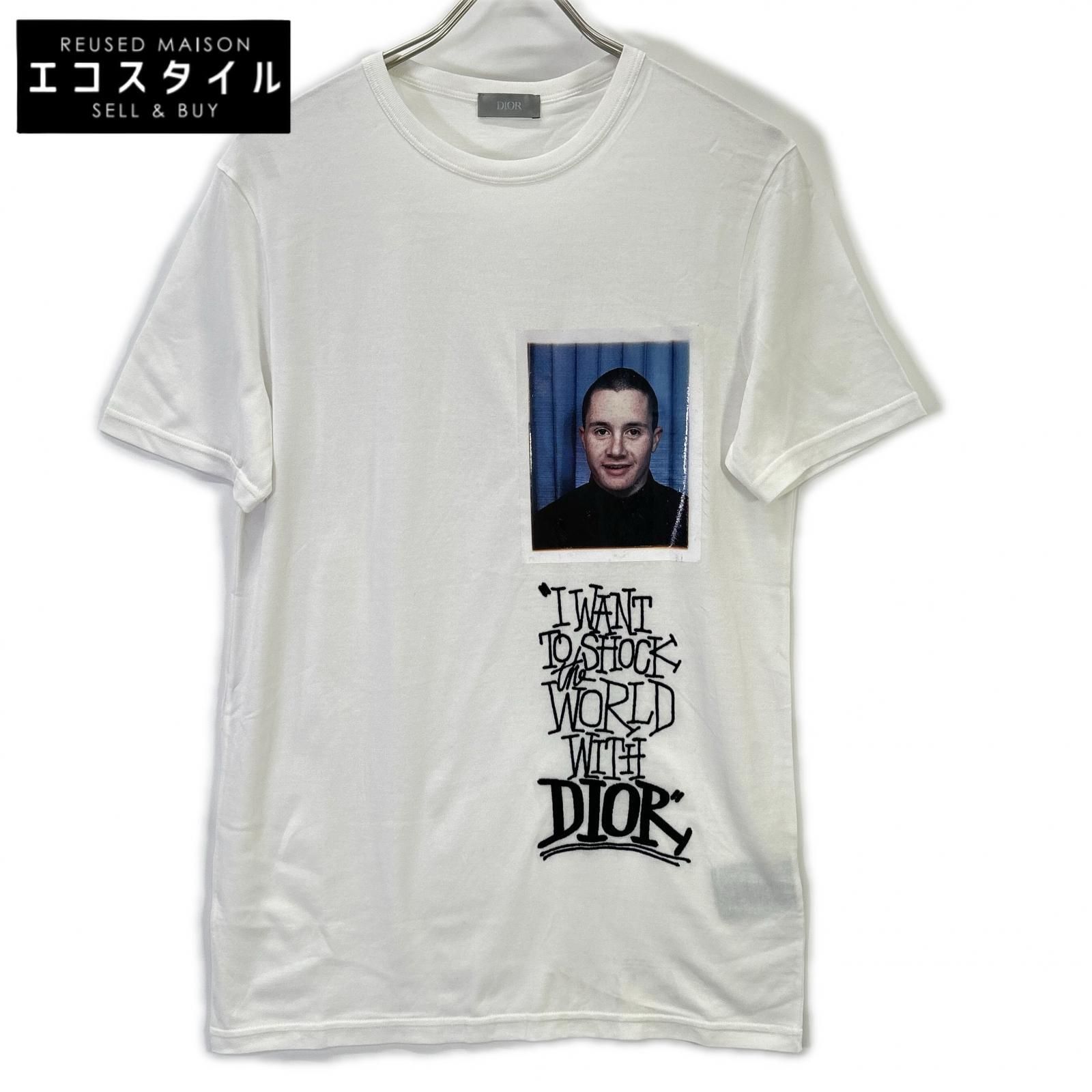 DIOR　ディオール　×STUSSY 033J600C0589 20AW ×ShawnStussy KIM JONES TEE　XS