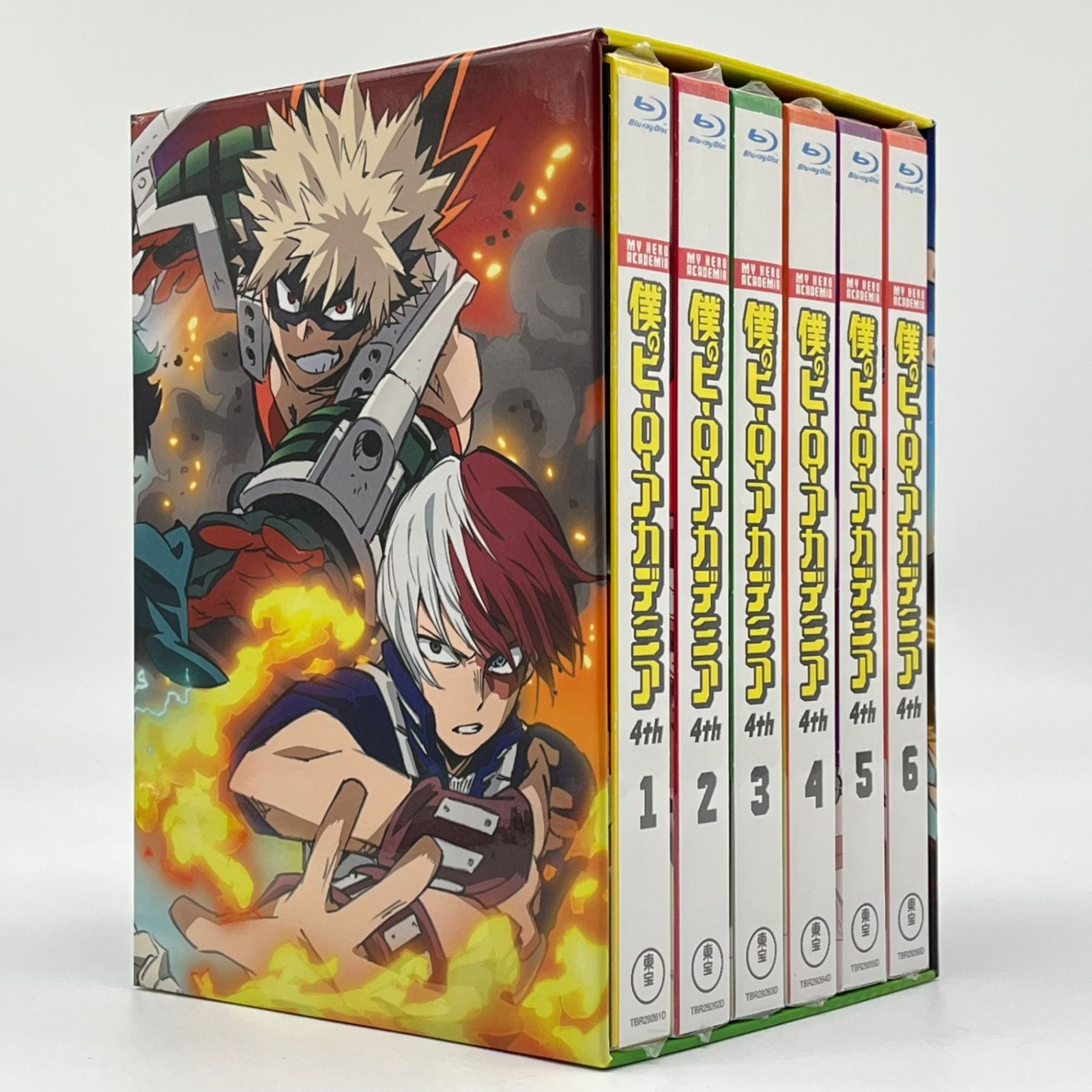 【未開封】【Blu-ray】僕のヒーローアカデミア 4th 全6巻セット 全巻収納BOX付き #ma