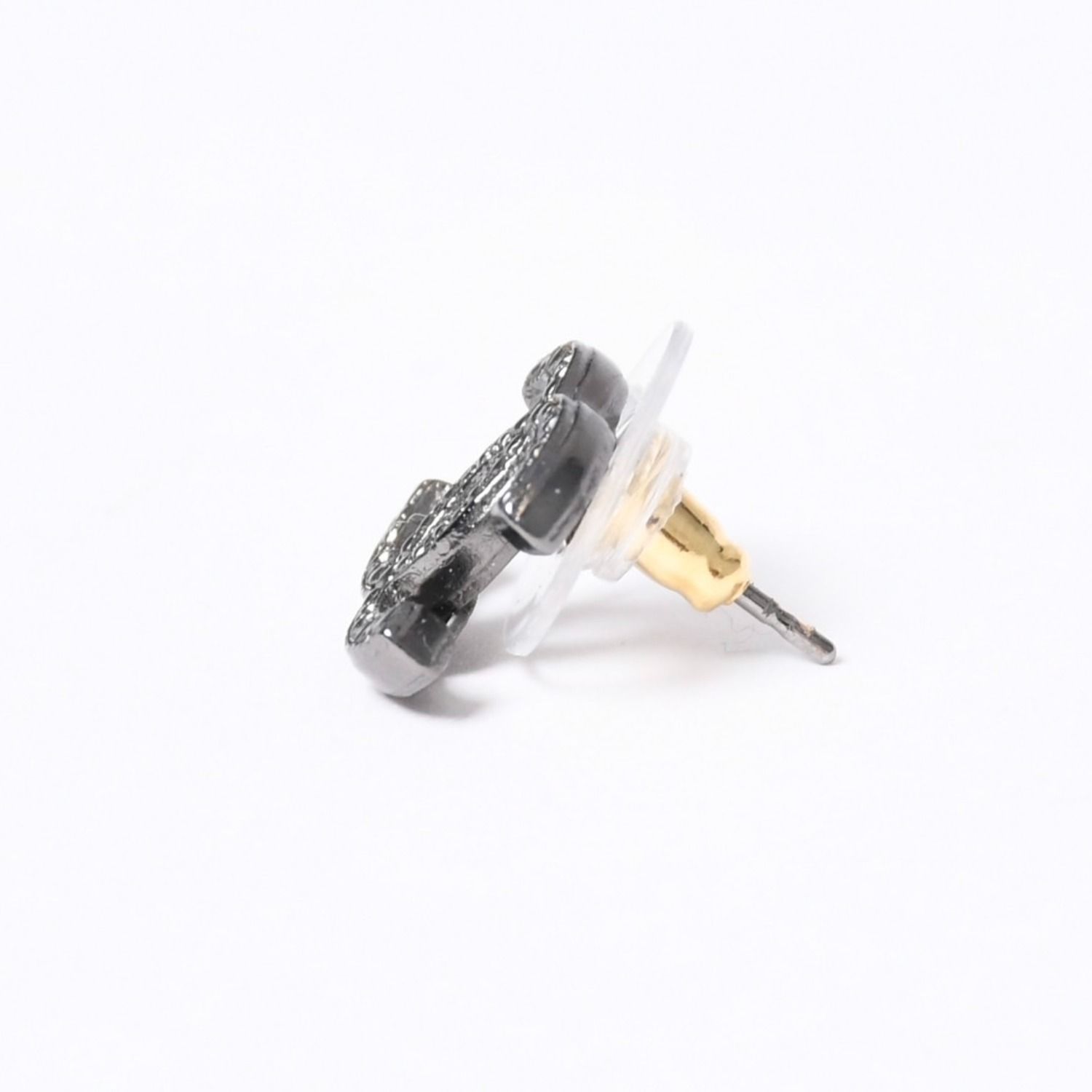 極美品 CHANEL シャネル ピアス ココマーク スターバースト A15C 