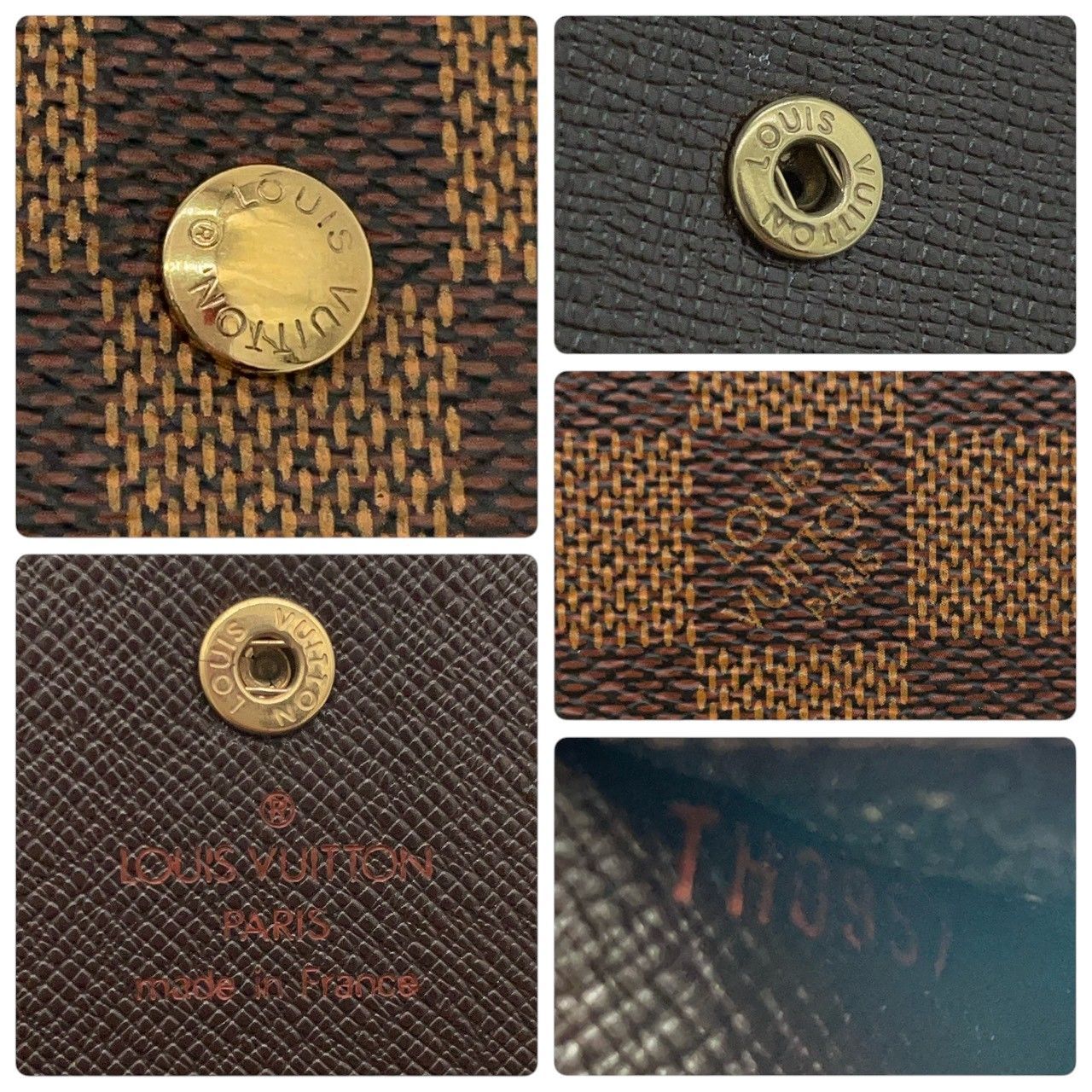 ルイヴィトン ダミエ ポルトトレゾール インターナショナル 三つ折り ウォレット 超極美品】ルイヴィトン Louis Vuitton 三つ折り長財布 ポルト