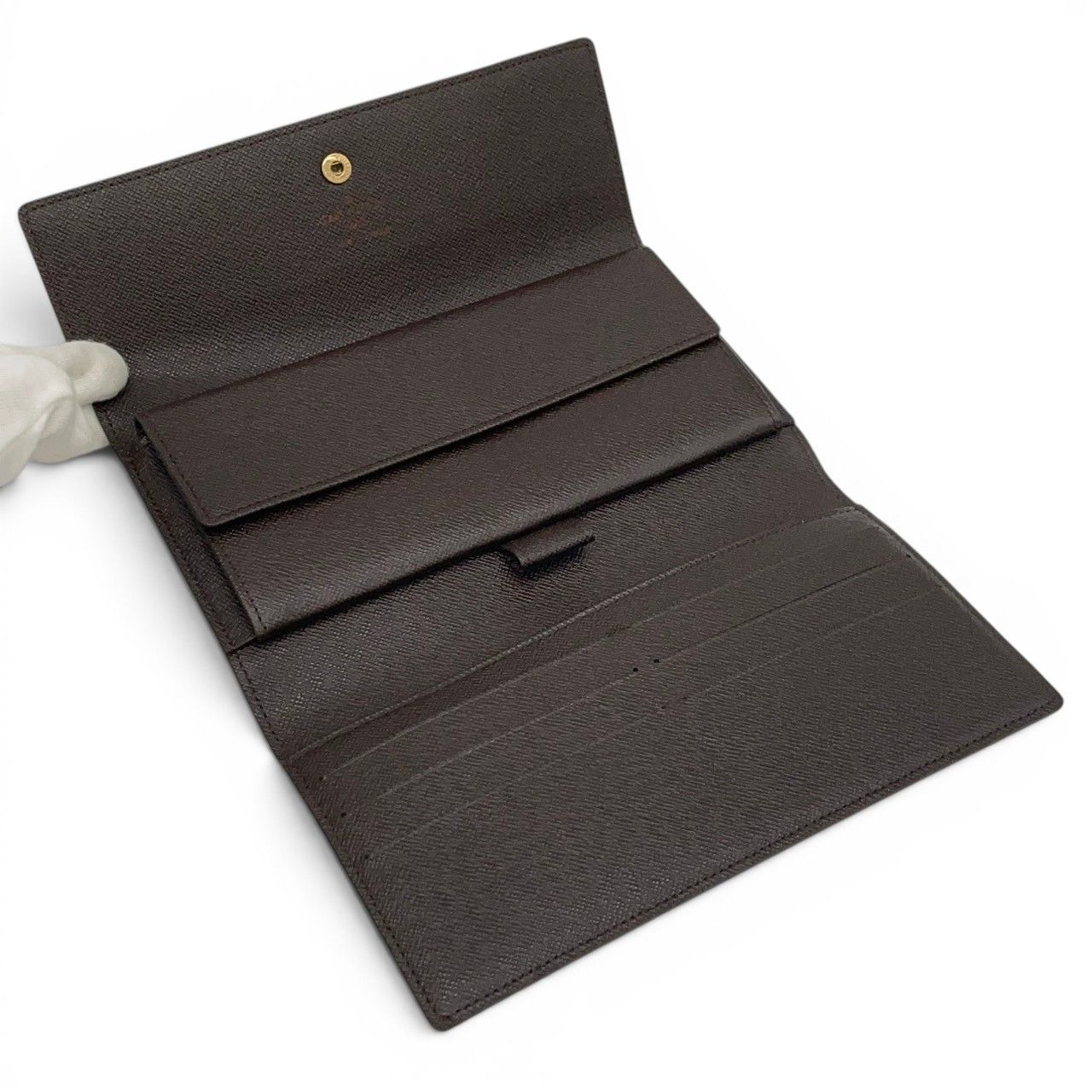 超極美品】ルイヴィトン Louis Vuitton 三つ折り長財布 ポルト