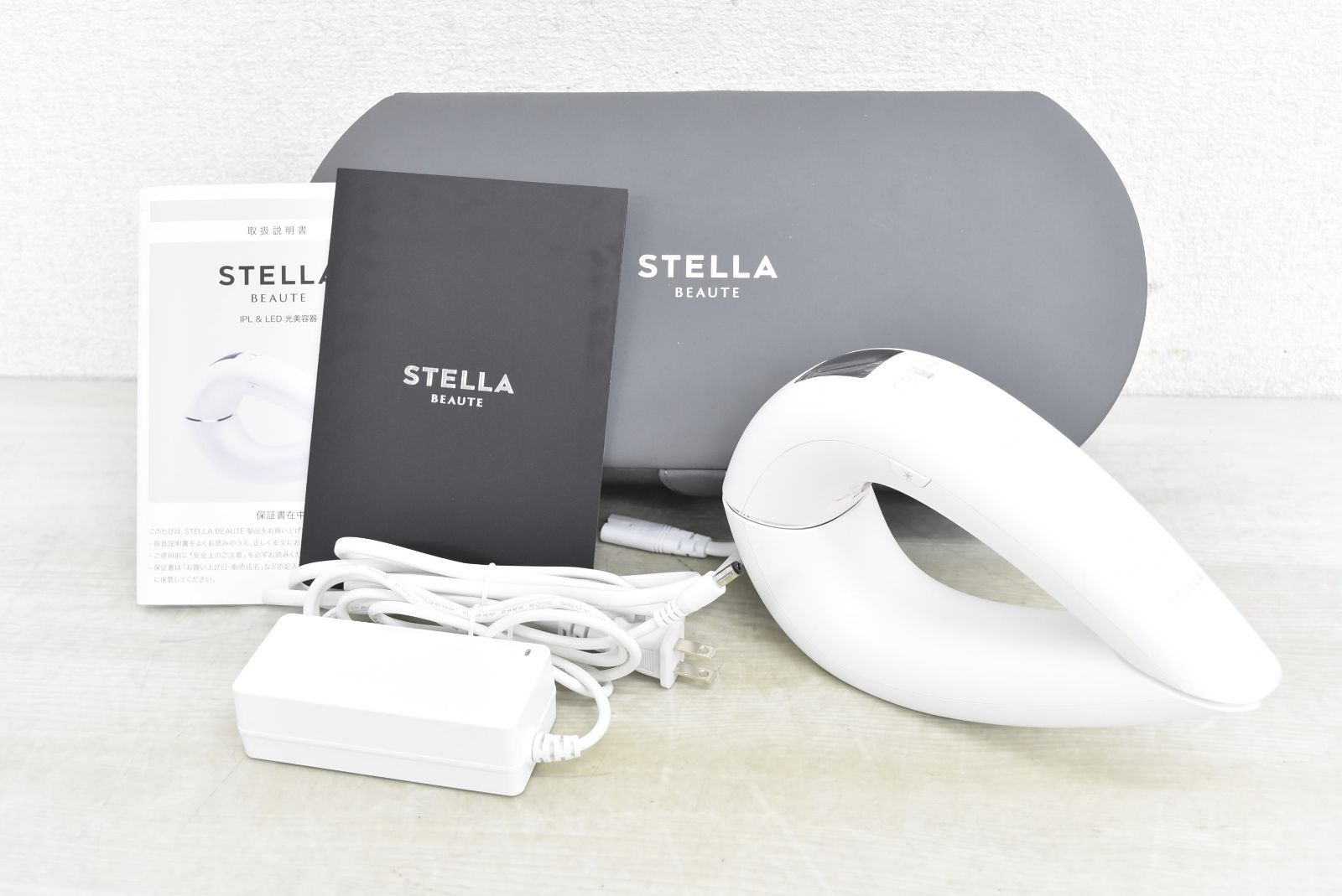 美品 最新型 STELLA BEAUTE 脱毛器SB-IFD03-GR 動作確認済】STELLA BEAUTE ステラボーテ SB-IFD03-GR IPL＆LED光美容