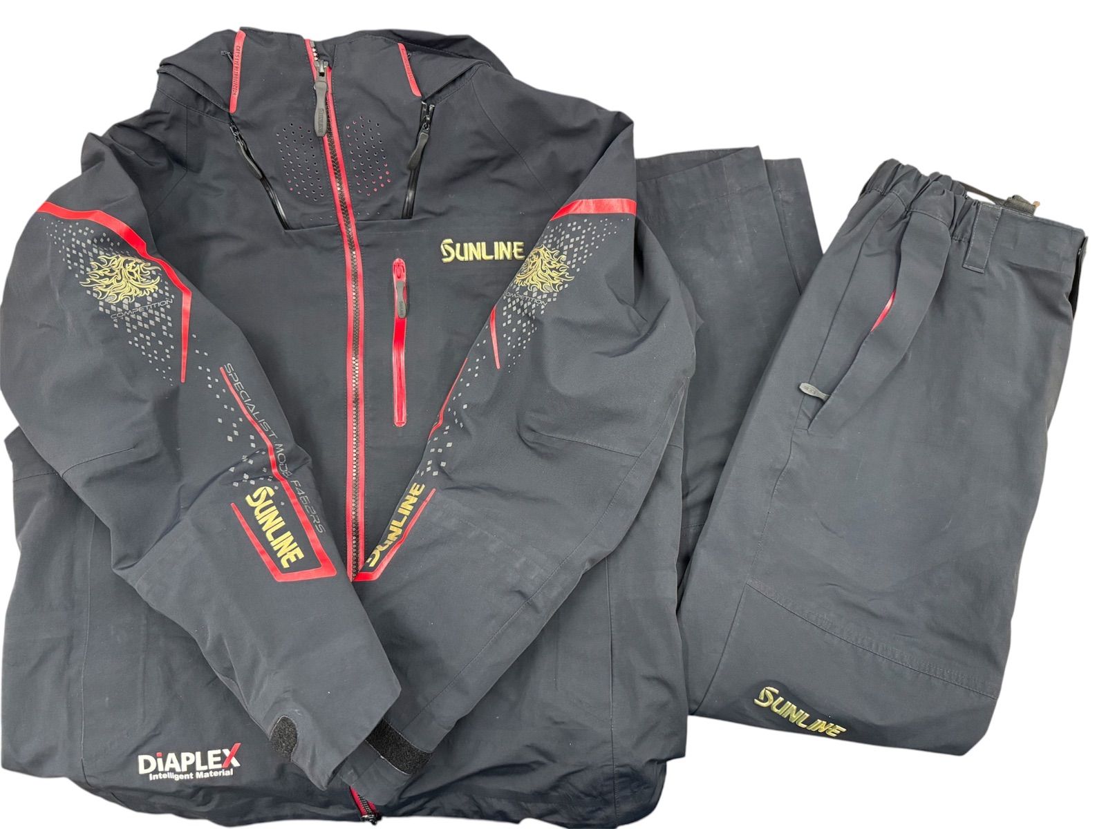SUNLINE サンライン　防寒服アウター　オールウェザースーツ フィッシングスーツ　Lサイズ　SUW-23301 ブラック