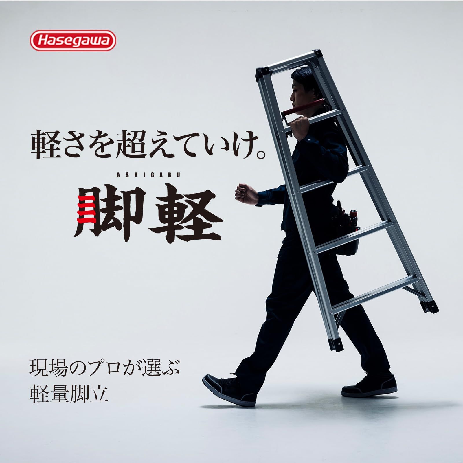 長谷川工業(Hasegawa) 専用脚立 脚軽 BLACK 3段 RZB-09b (0.79m) (17761) 0 長谷川工業(Hasegawa) 専用脚立 脚軽 BLACK 3段 RZB-09b (0.79m) (17761) 0
