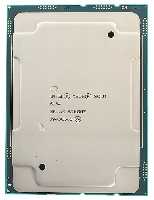 Intel Xeon Gold 6134 SR3AR 8C 3.2GHz to 3.7GHz LGA3647 24.75MB 130W DDR4-2666