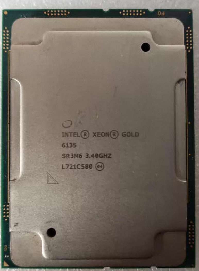 Intel Xeon Gold 6135 8C 3.4GHz to 4.0GHz LGA3647 24.75MB 155W DDR4-2666