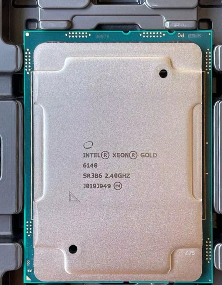 Intel Xeon Gold 6148 SR3B6 20C 2.4GHz to 3.7GHz LGA3647 27.5MB 150W DDR4-2666