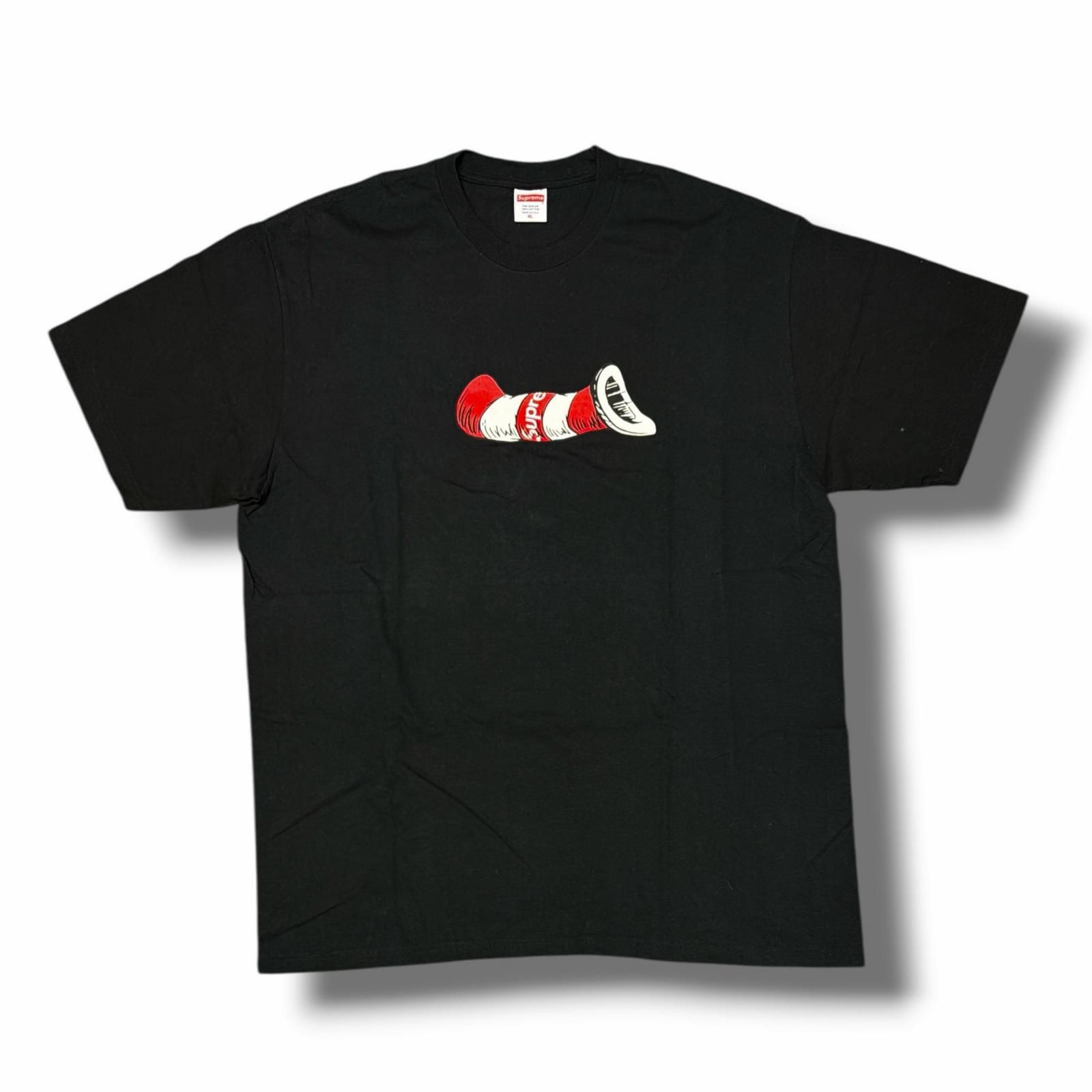 Supreme 18AW Cat In The Hat Tee キャット イン ザ ハット Tシャツ 半袖カットソー シュプリーム ブラック XL （9057M）