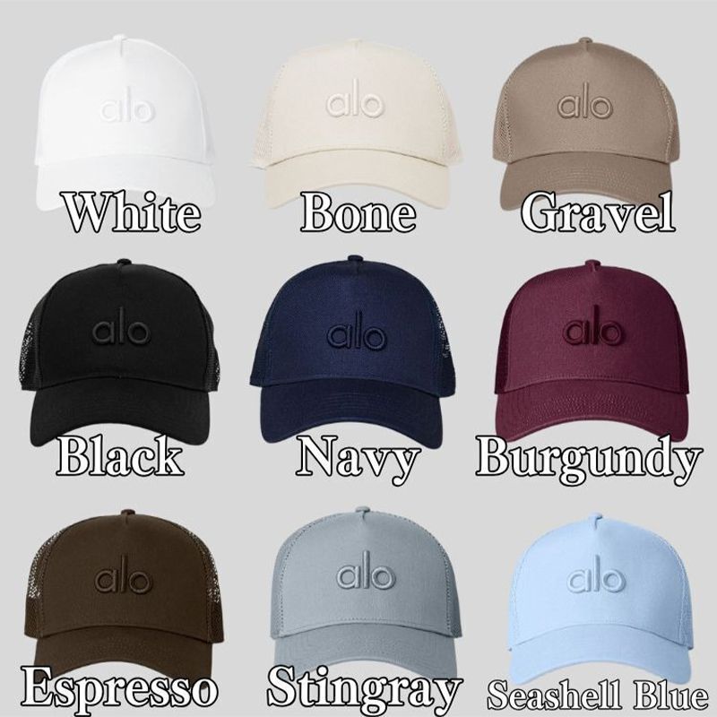 新品】Alo Yoga キャップ 帽子 アローヨガ District Trucker Hat