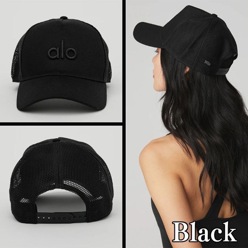 新品】Alo Yoga キャップ 帽子 アローヨガ District Trucker Hat