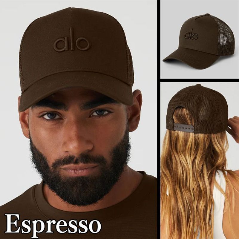 新品】Alo Yoga キャップ 帽子 アローヨガ District Trucker Hat
