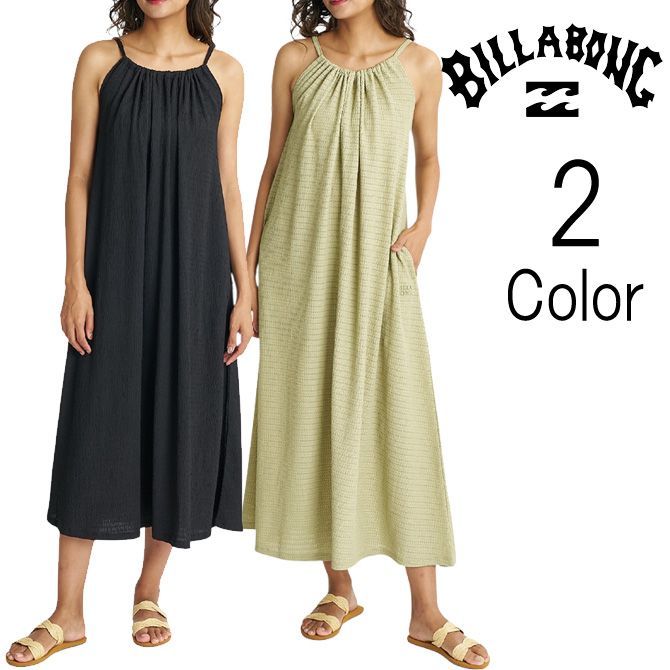 ビラボン Billabong レディース POLY SHIRRING ONEPIECE DRESS ワンピース bg01c352