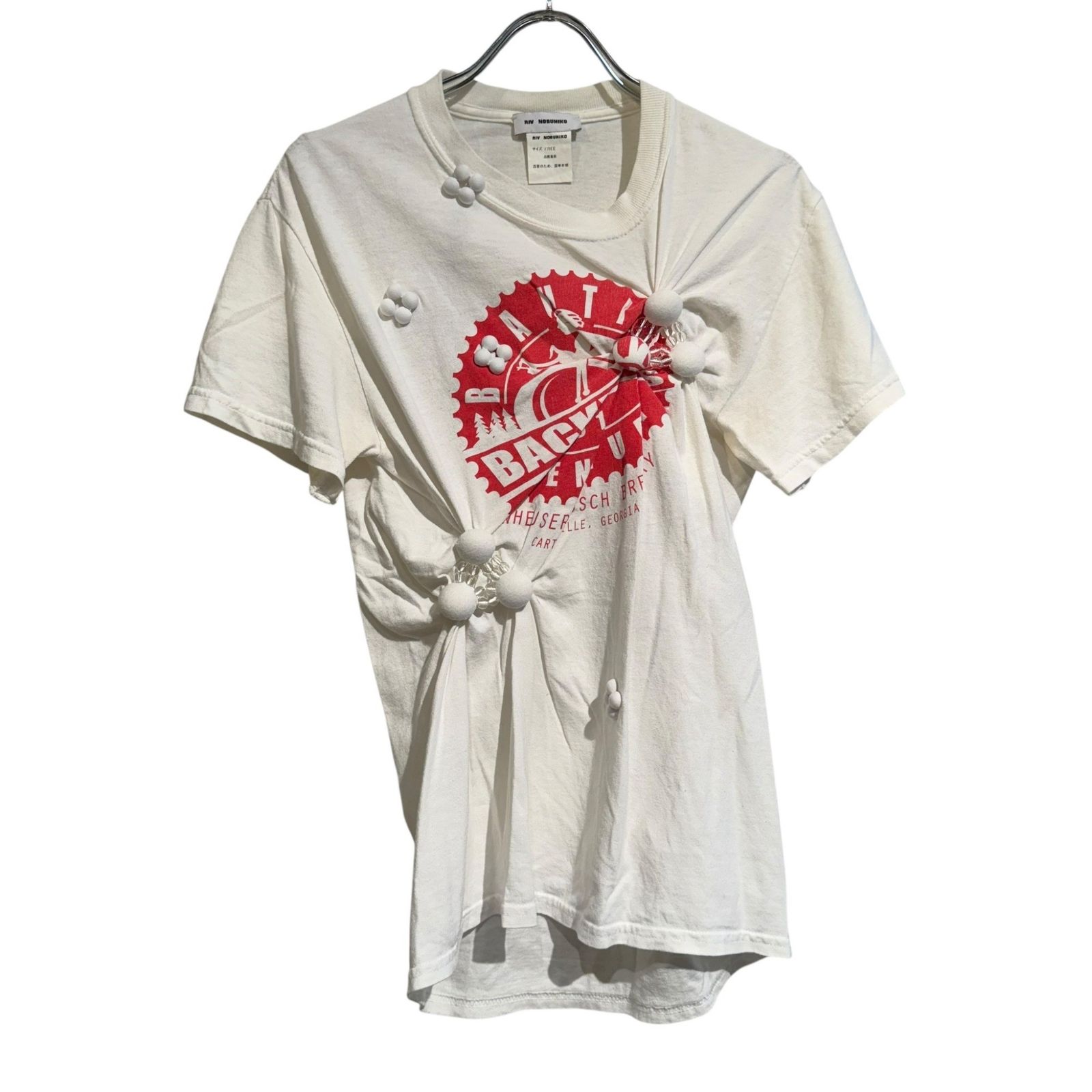 RIV NOBUHIKO Tシャツ ホワイト FREE