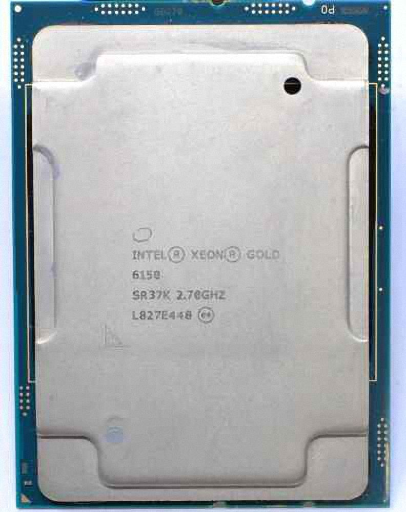 Intel Xeon Gold 6150 SR37K 18C 2.7GHz to 3.7GHz LGA3647 24.75MB 165W DDR4-2666