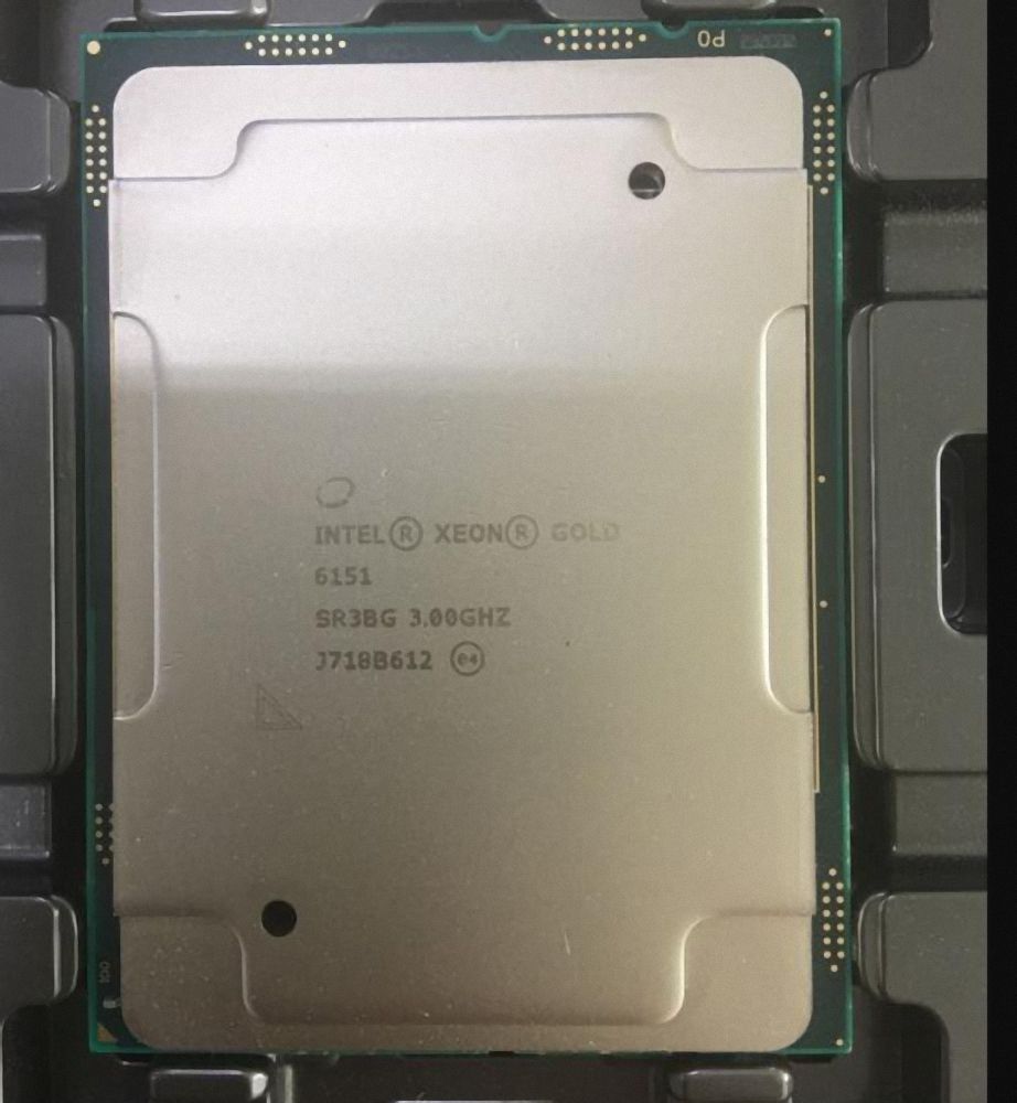 Intel Xeon Gold 6151 18C 3.0GHz to 3.4GHz LGA3647 24.75MB 205W DDR4-2666