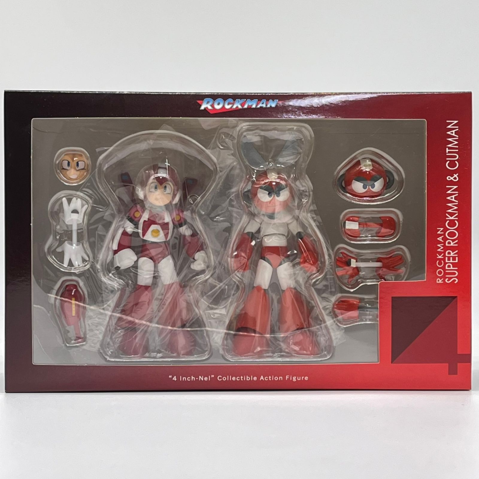 未開封】4インチネル ロックマン スーパーロックマン＆カットマン (限
