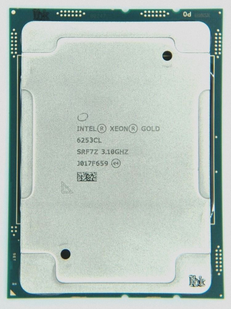 Intel Xeon Gold 6253CL SRF7Z 18C 3.1GHz to 3.9GHz LGA3647 24.75MB 205W DDR4-2933