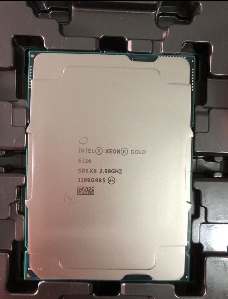 Intel Xeon Gold 6326 SRKXK 16C 32T 2.9GHz to 3.5GHz Socket 4189 Ice Lake-SP 10NM 24MB 185W Apr
