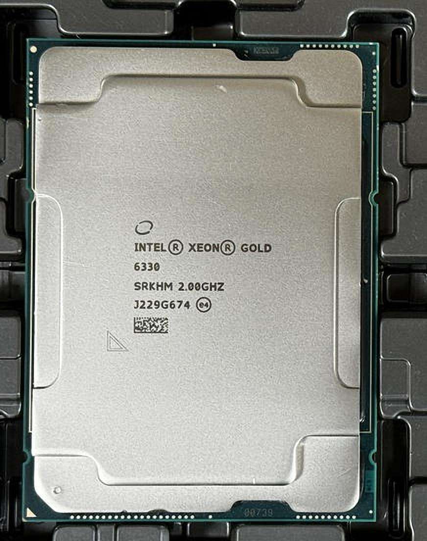 Intel Xeon Gold 6330 SRKHM 28C 56T 2GHz to 3.1GHz Socket 4189 Ice Lake-SP 10NM 42MB 205W Apr