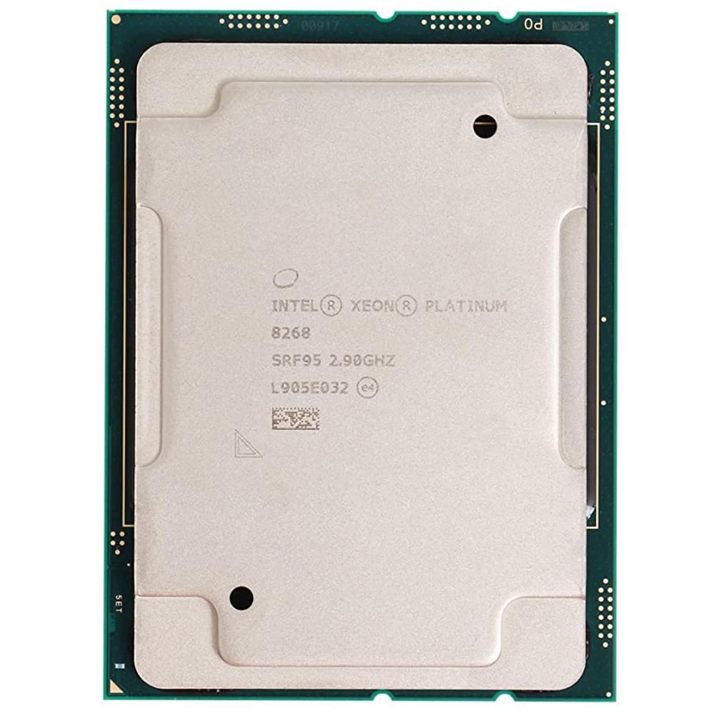 Intel Xeon Platinum 8268 SRF95 24C 48T 2.9GHz to 3.9GHz Socket 3647 Cascade Lake-SP 14NM 35.75MB