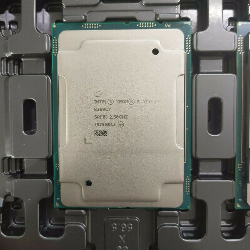 Intel Xeon Platinum 8269CY SRF8J 26C 2.5GHz to 3.8GHz LGA3647 35.75MB 205W DDR4-2666