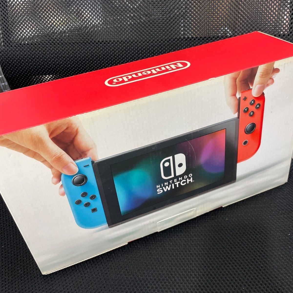 任天堂 Nintendo Switch ネオンカラー 通電確認のみ Joy-Con×2 Joy-Con