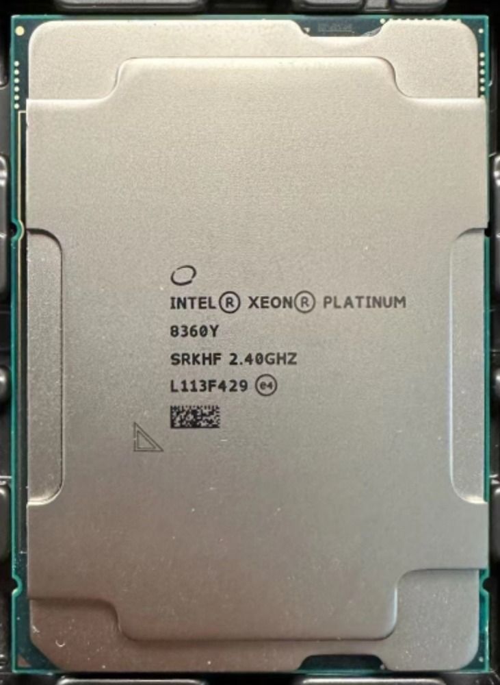 Intel Xeon Platinum 8360Y SRKHF 36C 72T 2.4GHz to 3.5GHz Socket 4189 Ice Lake-SP 10NM 54MB 250W