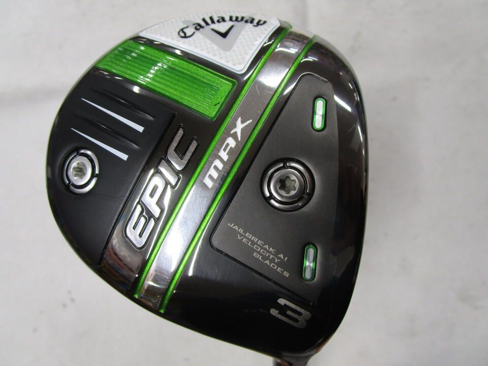 キャロウェイ　EPIC MAX　15度　◆リシャフト◆ATTAS　MB-FW65　Sフレックス　フェアウェイウッド　中古　ゴルフドゥ！札幌東苗穂店【最短即日発送】