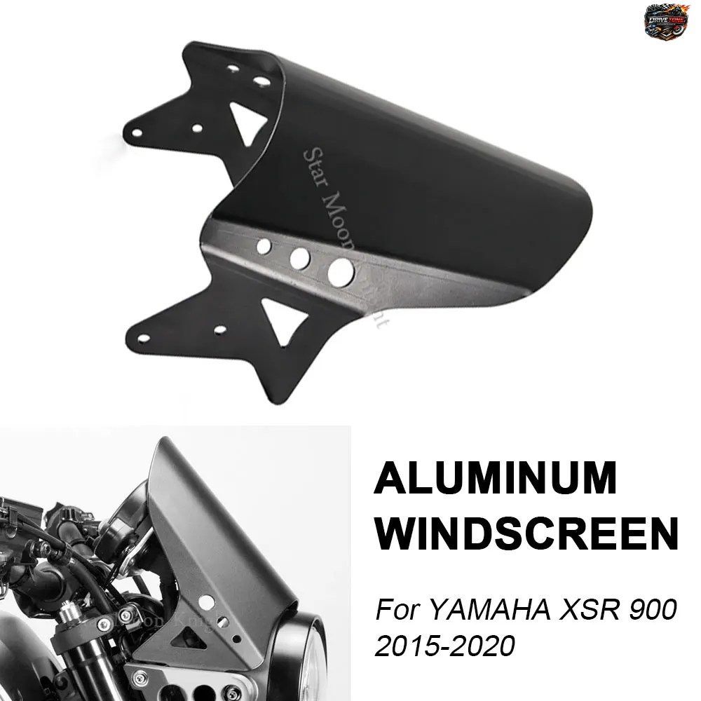 ヤマハ XSR 900 XSR900 2015 - 2018 - 20 用オートバイウインドシールド ウインドスクリーンカバー アルミニウム合金ウインドシールド デフ