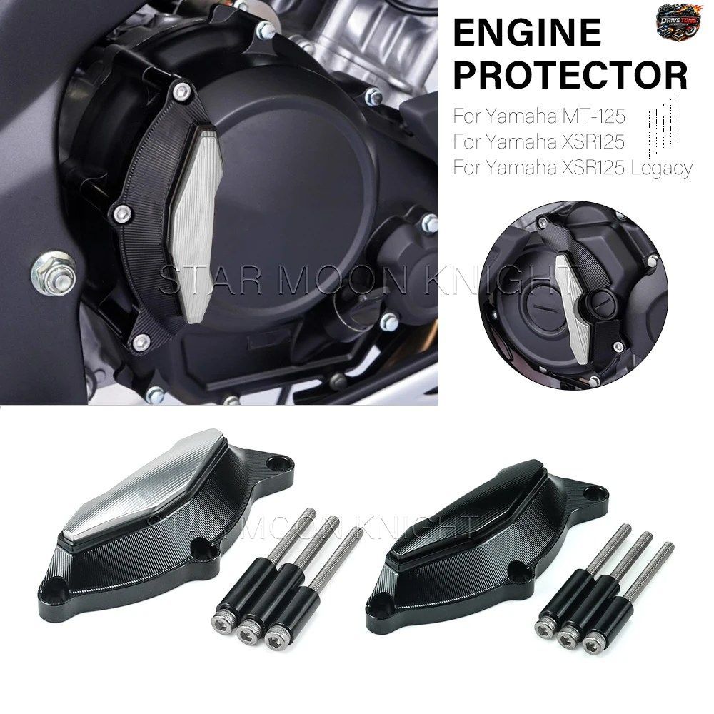 ヤマハ MT-125 XSR 125 2021- MT125 XSR125 レガシー モーターサイクル エンジン プロテクター クラッシュ フォール ガード用シリンダー プ