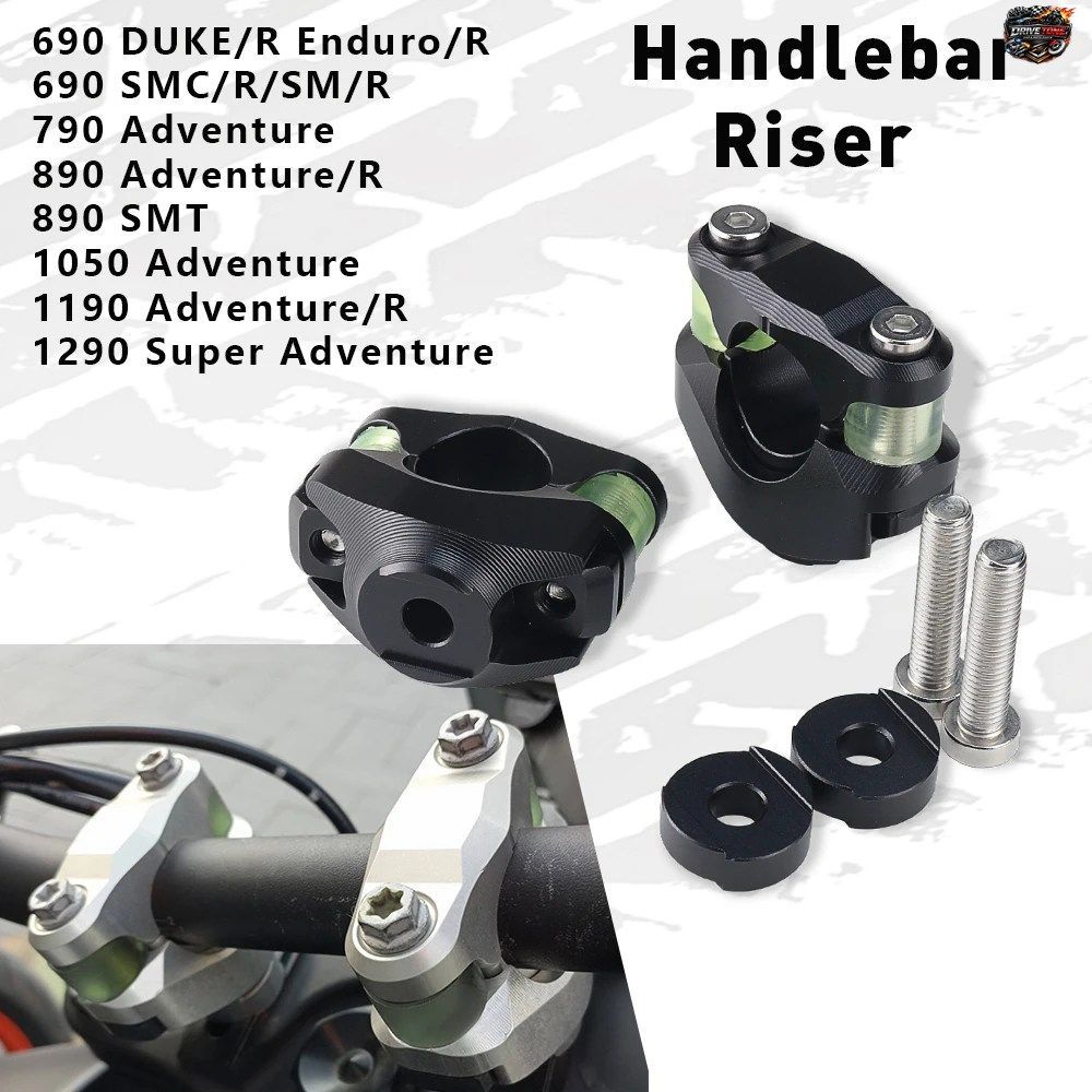 28mm モーターサイクルアクセサリー ハンドルバーライザーキット 1290 SUPER ADVENTURE 790 890 ADV 1190 ADVENTURE 690 DUKE用