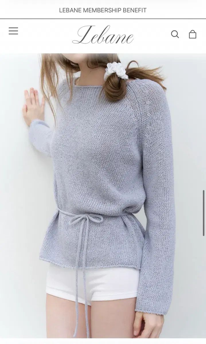 ルベイン chloe cozy knit 新品 IN 品