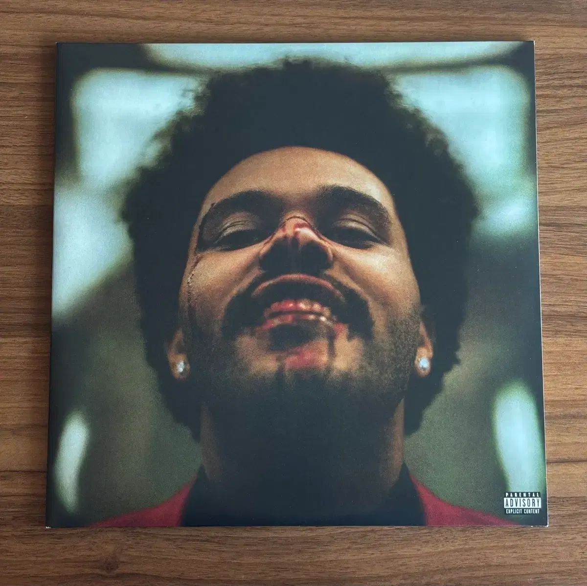 （ LP 宅配便) The Weeknd After Hours ゴールド＆レッド スプラッター