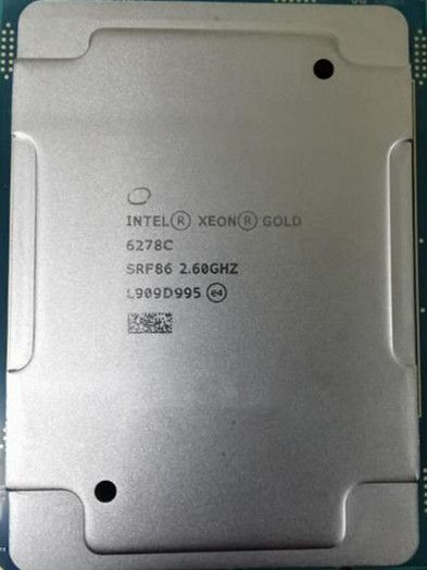 Intel Xeon Gold 6278C SRF86 26C 2.6GHz to 3.5GHz LGA3647 35.75MB 185W DDR4-2933