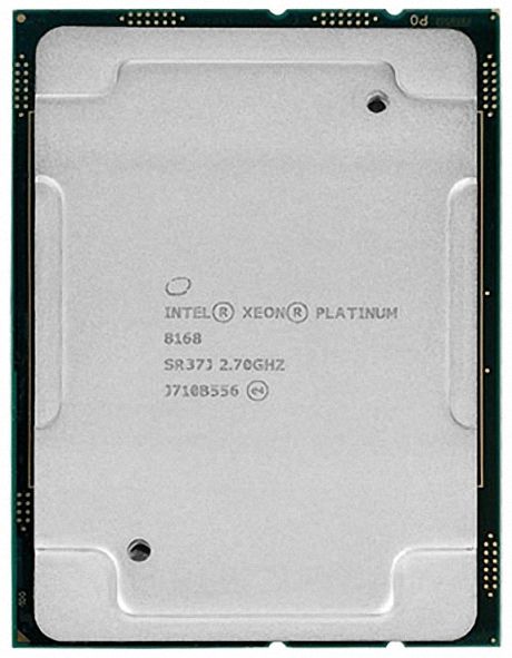 Intel Xeon Platinum 8168 SR37J 24C 2.7GHz to 3.7GHz LGA3647 33MB 205W DDR4-2666