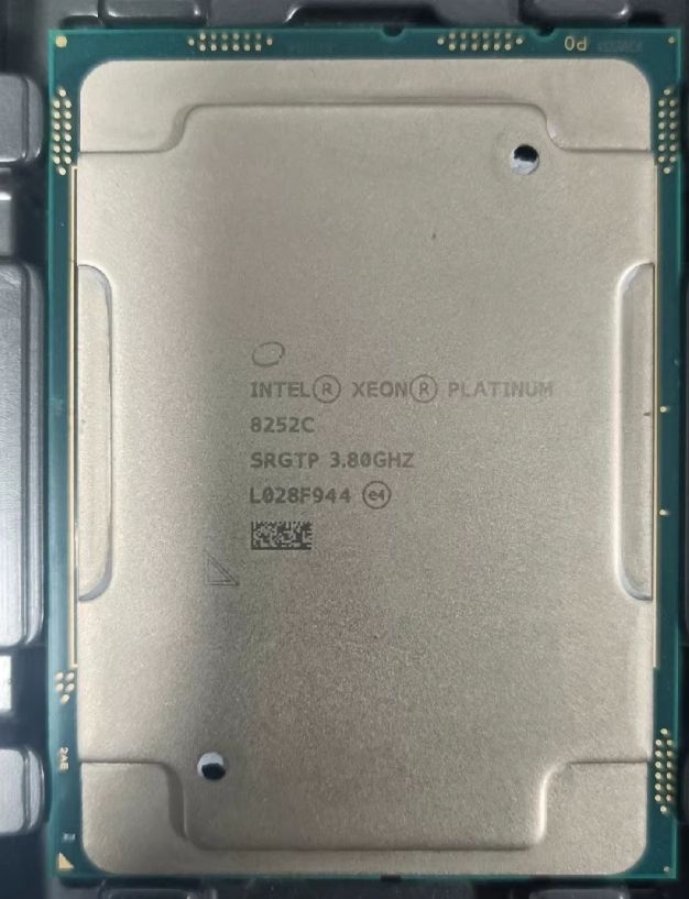 Intel Xeon Platinum 8252C SRF9H 12C 2.5GHz to 3.5GHz 24.75MB 240W LGA3647 DDR4-2933