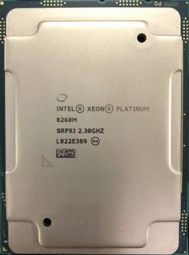 Intel Xeon Platinum 8260M SRF9J 24C 48T 2.4GHz to 3.9GHz Socket 3647 Cascade Lake-SP 14NM