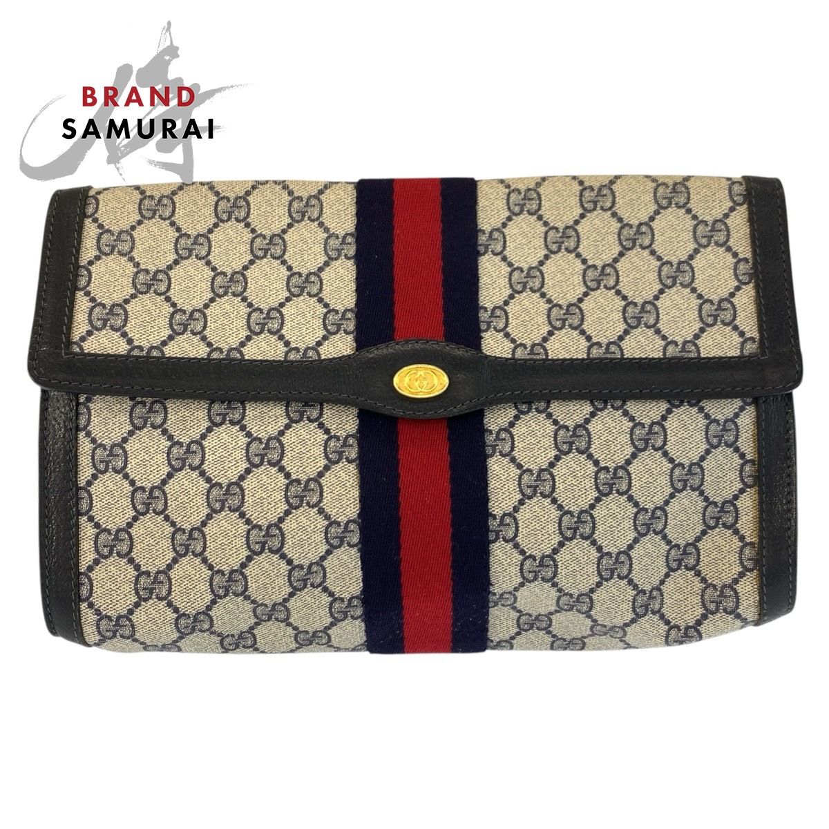 GUCCI グッチ ヴィンテージ シェリーライン GGスプリームキャンバス 41 014 3087 30 クラッチバッグ セカンドバッグ レディース 602814【中古】