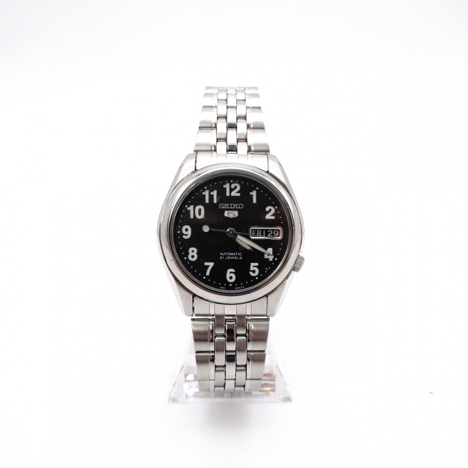 SEIKO セイコー オートマチック SNK381KI セイコー 5 腕時計 ステンレススチール シルバー