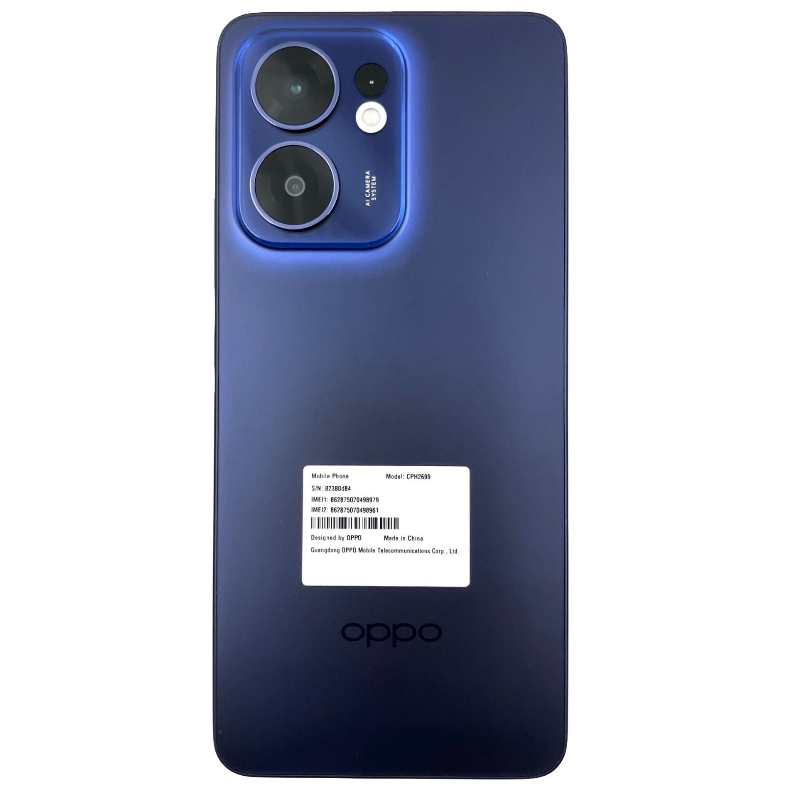 OPPO Reno13 A 128GB SIMフリー ルミナスネイビー - メルカリ