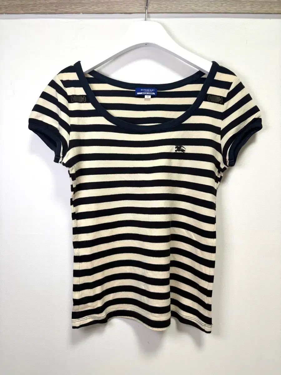 バーバリー ブルーレーベル ボーダー柄 半袖Tシャツ