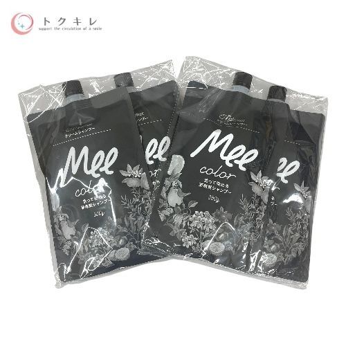 【トクキレ】ナチュミー クリームシャンプー MEE color 350g ダークブラウン 4本セット 未使用