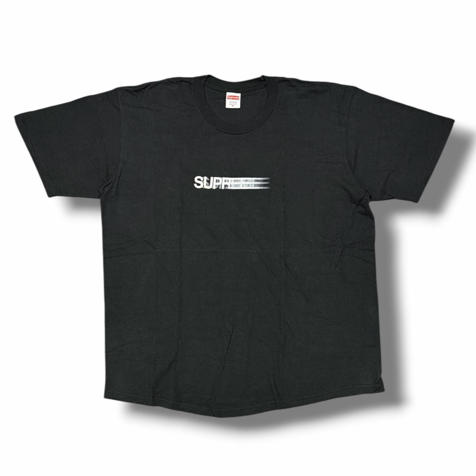 Supreme 20SS Motion Logo Tee モーション ロゴ Tシャツ 半袖カットソー シュプリーム ブラック XL （9047M）